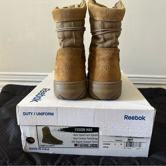Reebok Fusion Max coyote steel toe boots CM8992 men’s size 6 - Picture 7 of 8